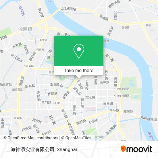 上海神添实业有限公司 map