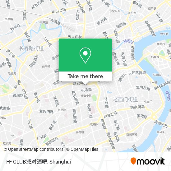 FF CLUB派对酒吧 map