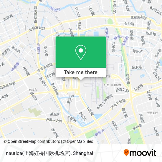 nautica(上海虹桥国际机场店) map