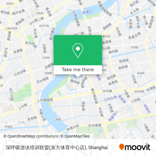 深呼吸游泳培训联盟(东方体育中心店) map