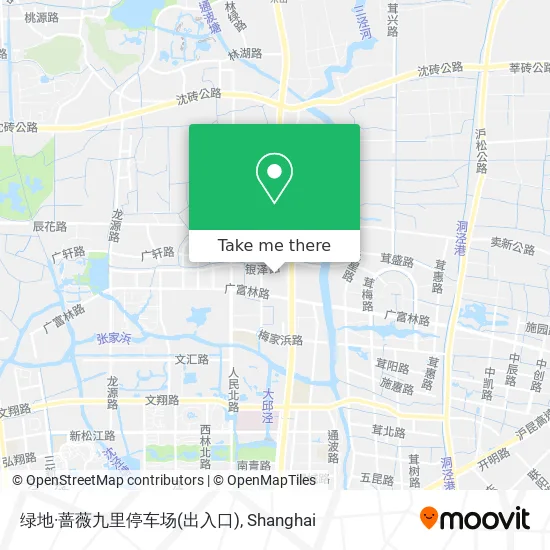 绿地·蔷薇九里停车场(出入口) map