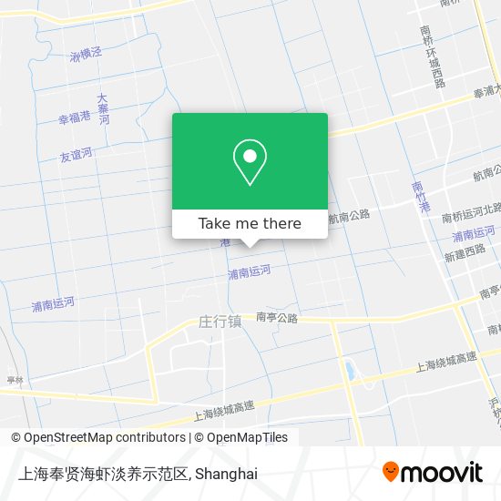 上海奉贤海虾淡养示范区 map