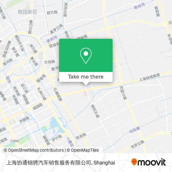 上海协通锦骋汽车销售服务有限公司 map