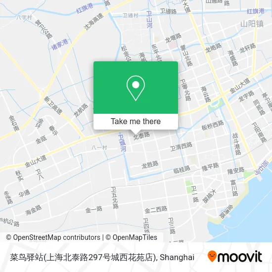菜鸟驿站(上海北泰路297号城西花苑店) map
