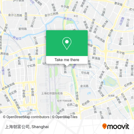 上海朝富公司 map