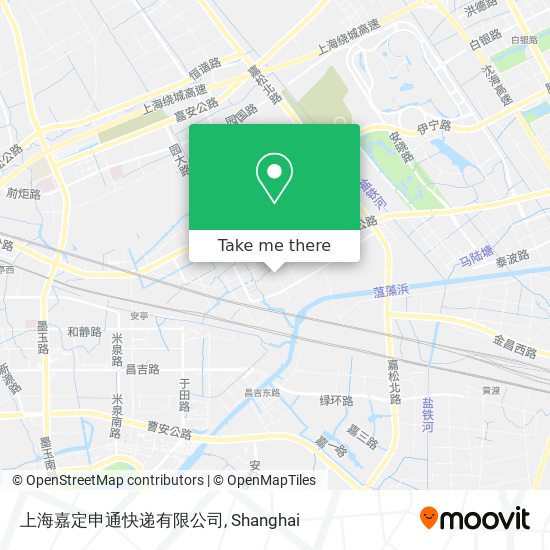 上海嘉定申通快递有限公司 map