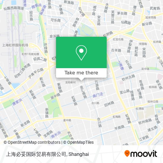 上海必妥国际贸易有限公司 map