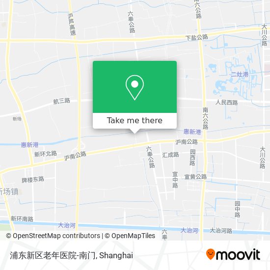 浦东新区老年医院-南门 map