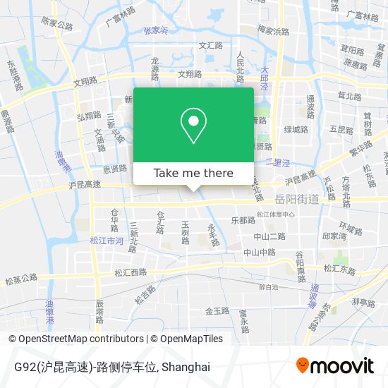 G92(沪昆高速)-路侧停车位 map