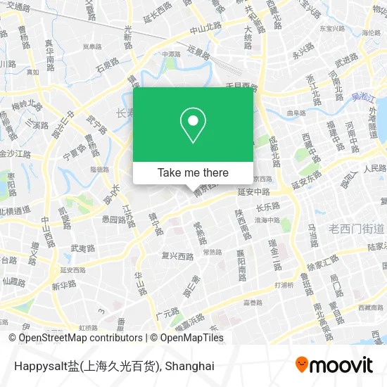 Happysalt盐(上海久光百货) map