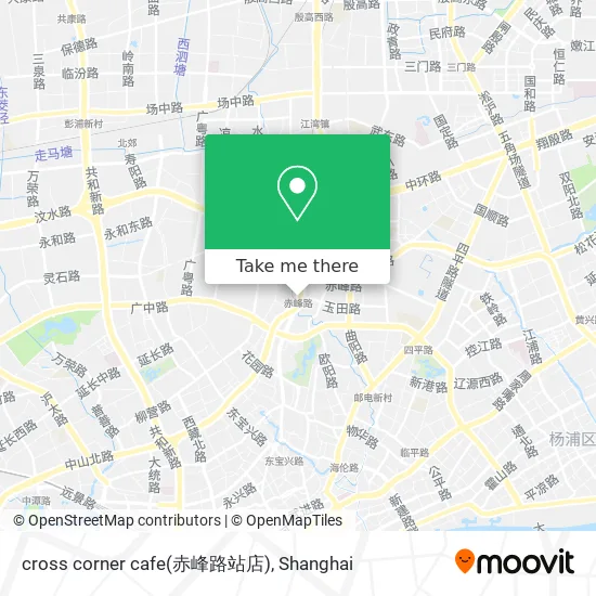 cross corner cafe(赤峰路站店) map