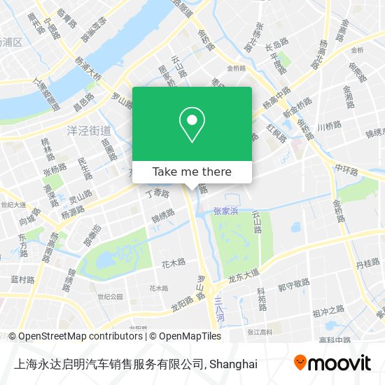 上海永达启明汽车销售服务有限公司 map