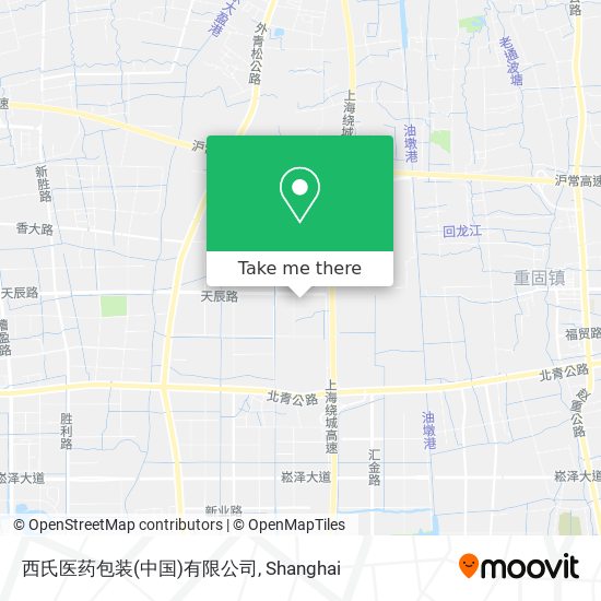 西氏医药包装(中国)有限公司 map