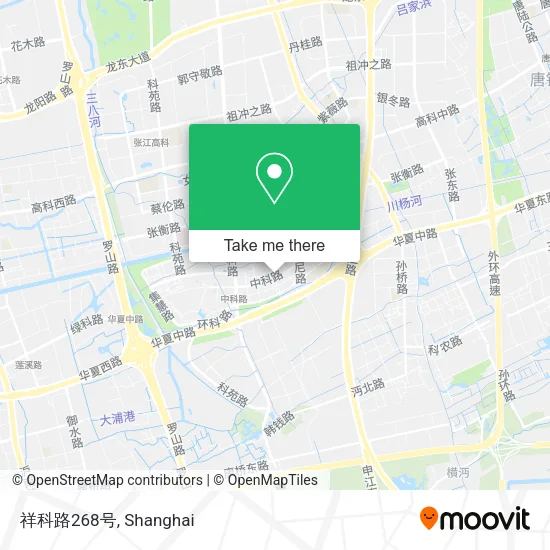 祥科路268号 map