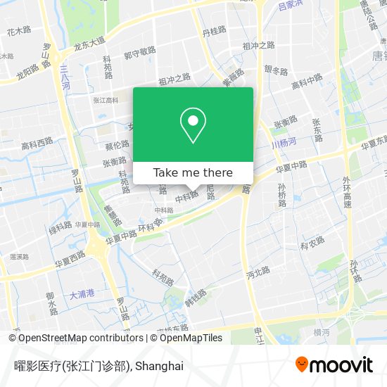 曜影医疗(张江门诊部) map