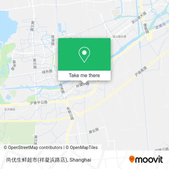 尚优生鲜超市(祥凝浜路店) map