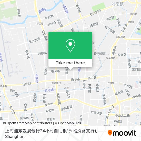 上海浦东发展银行24小时自助银行(临汾路支行) map