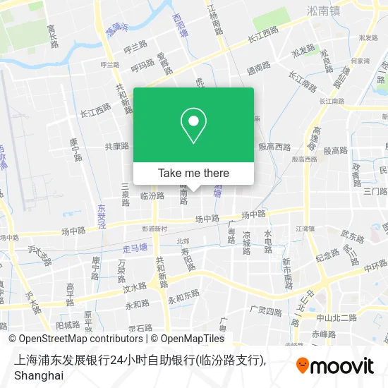上海浦东发展银行24小时自助银行(临汾路支行) map