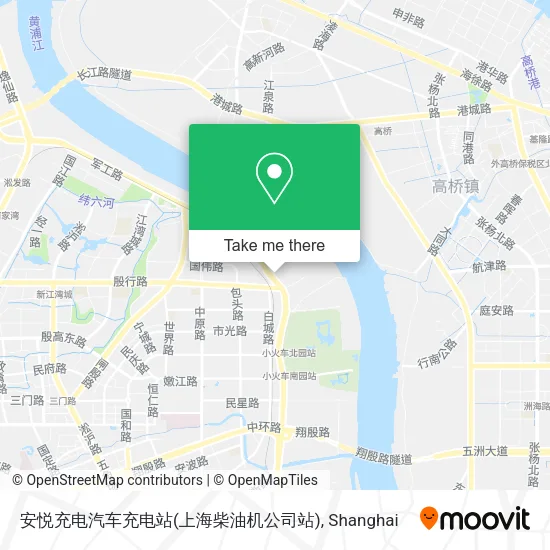 安悦充电汽车充电站(上海柴油机公司站) map