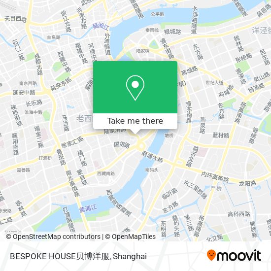 BESPOKE HOUSE贝博洋服 map