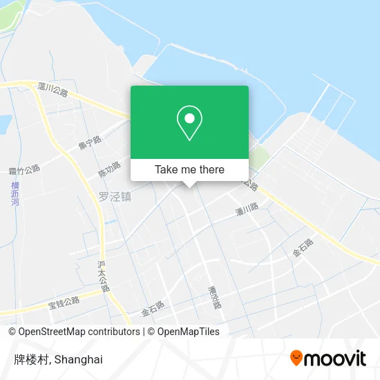 牌楼村 map