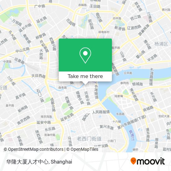 华隆大厦人才中心 map