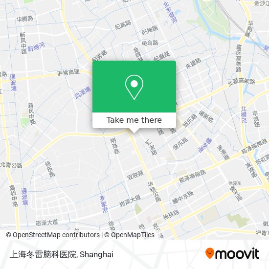 上海冬雷脑科医院 map