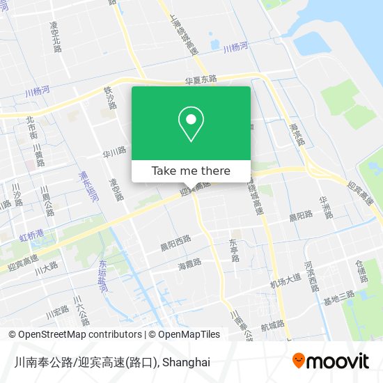 川南奉公路/迎宾高速(路口) map