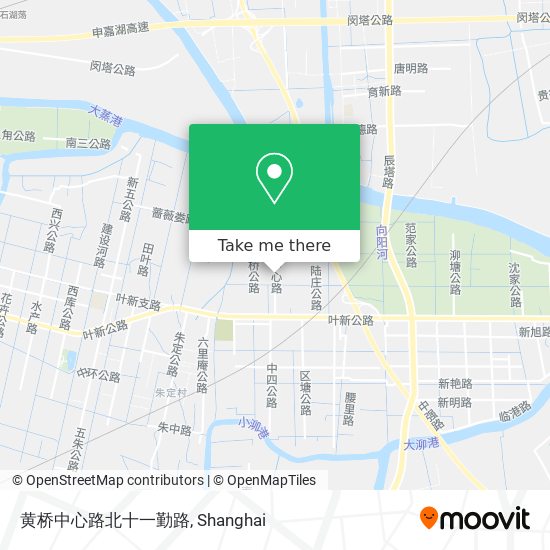 黄桥中心路北十一勤路 map