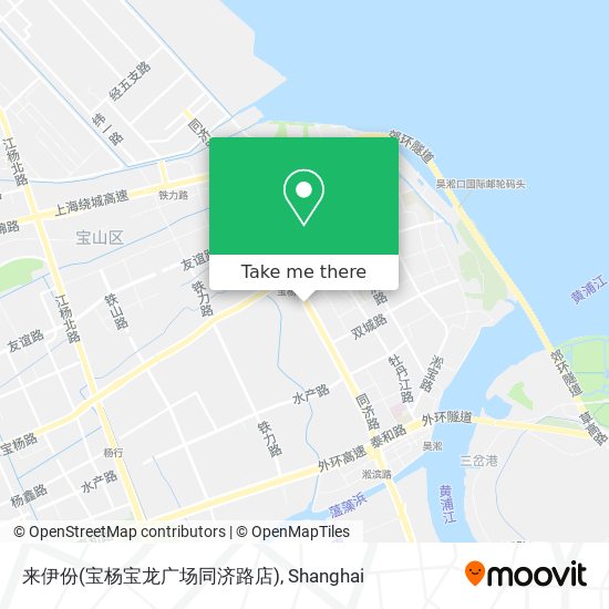 来伊份(宝杨宝龙广场同济路店) map