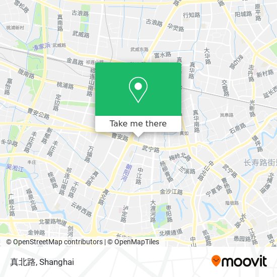 真北路 map