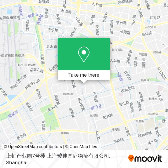 上虹产业园7号楼-上海骏佳国际物流有限公司 map