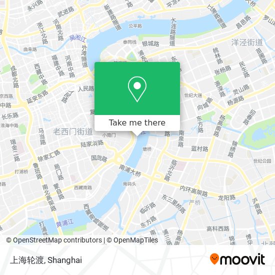 上海轮渡 map