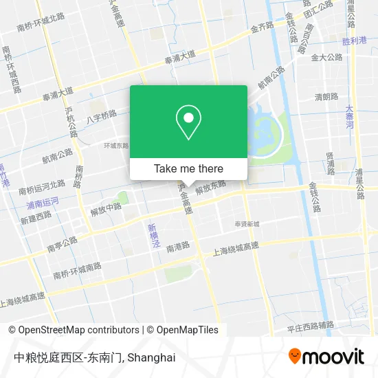 中粮悦庭西区-东南门 map