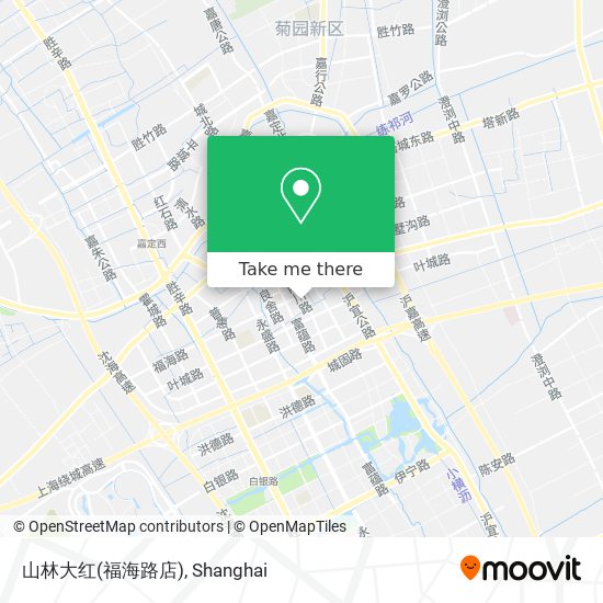 山林大红(福海路店) map
