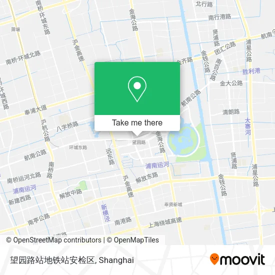 望园路站地铁站安检区 map