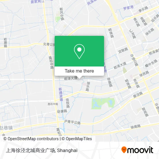 上海徐泾北城商业广场 map