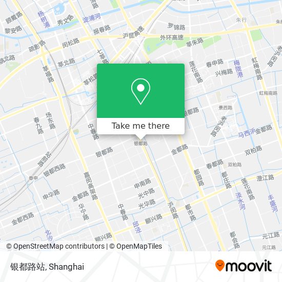 银都路站 map