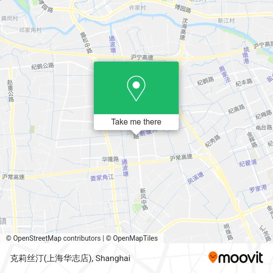 克莉丝汀(上海华志店) map