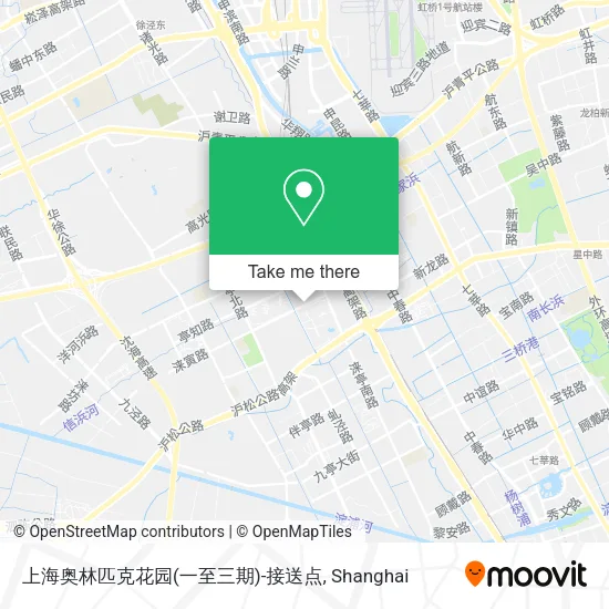 上海奥林匹克花园(一至三期)-接送点 map