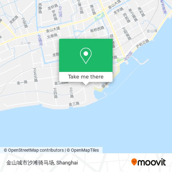 金山城市沙滩骑马场 map