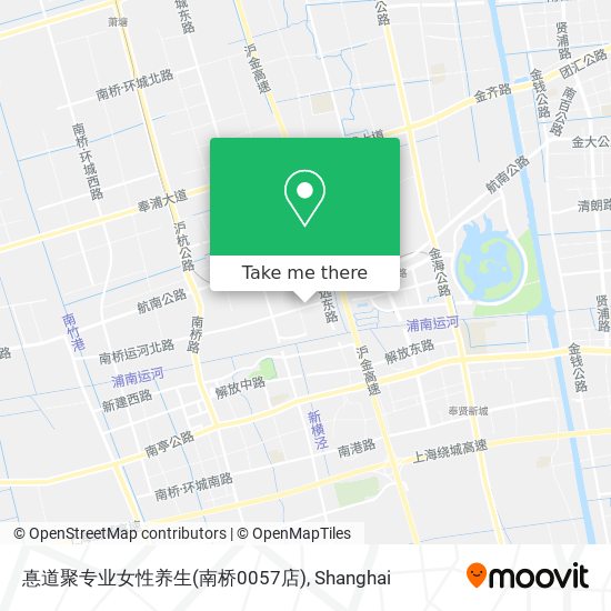 惪道聚专业女性养生(南桥0057店) map