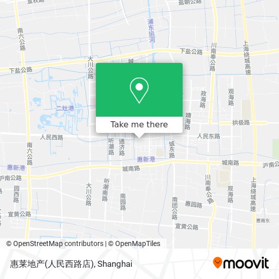 惠莱地产(人民西路店) map
