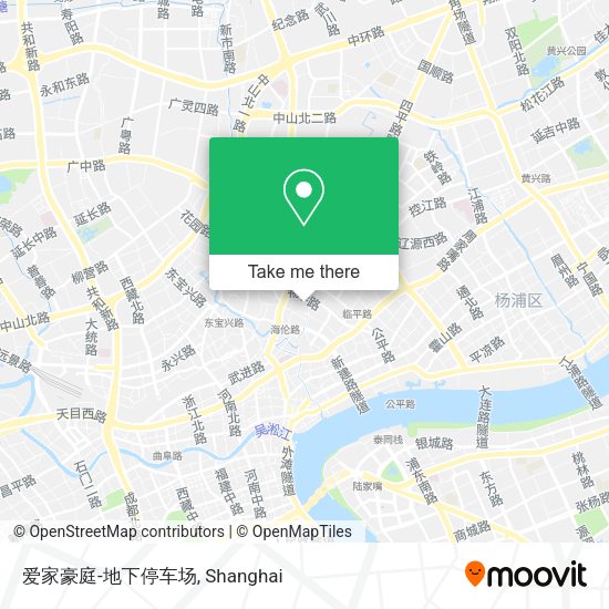 爱家豪庭-地下停车场 map