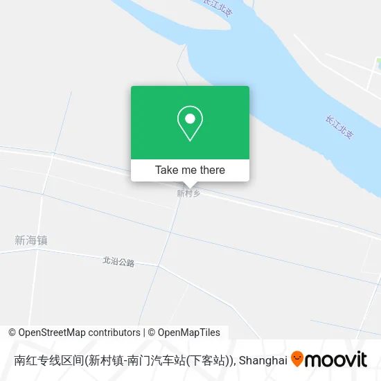 南红专线区间(新村镇-南门汽车站(下客站)) map