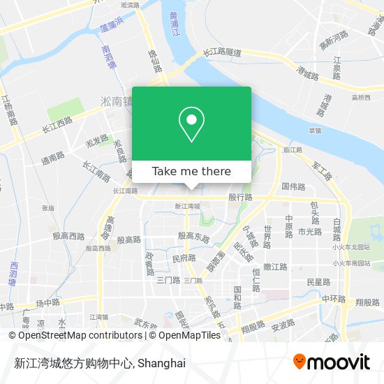 新江湾城悠方购物中心 map