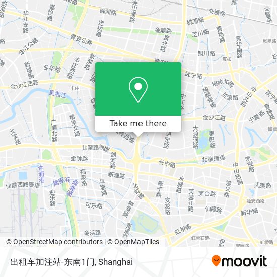 出租车加注站-东南1门 map