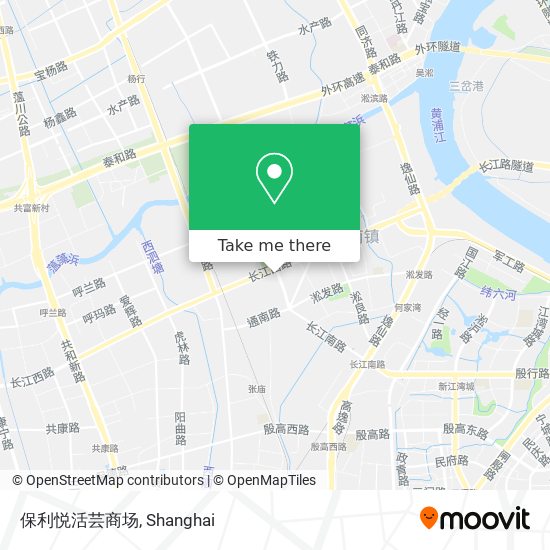 保利悦活芸商场 map