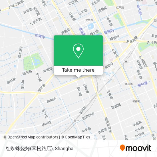 红蜘蛛烧烤(莘松路店) map
