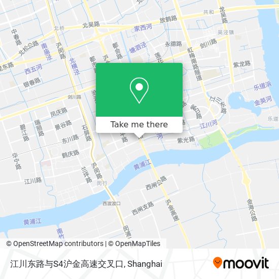 江川东路与S4沪金高速交叉口 map